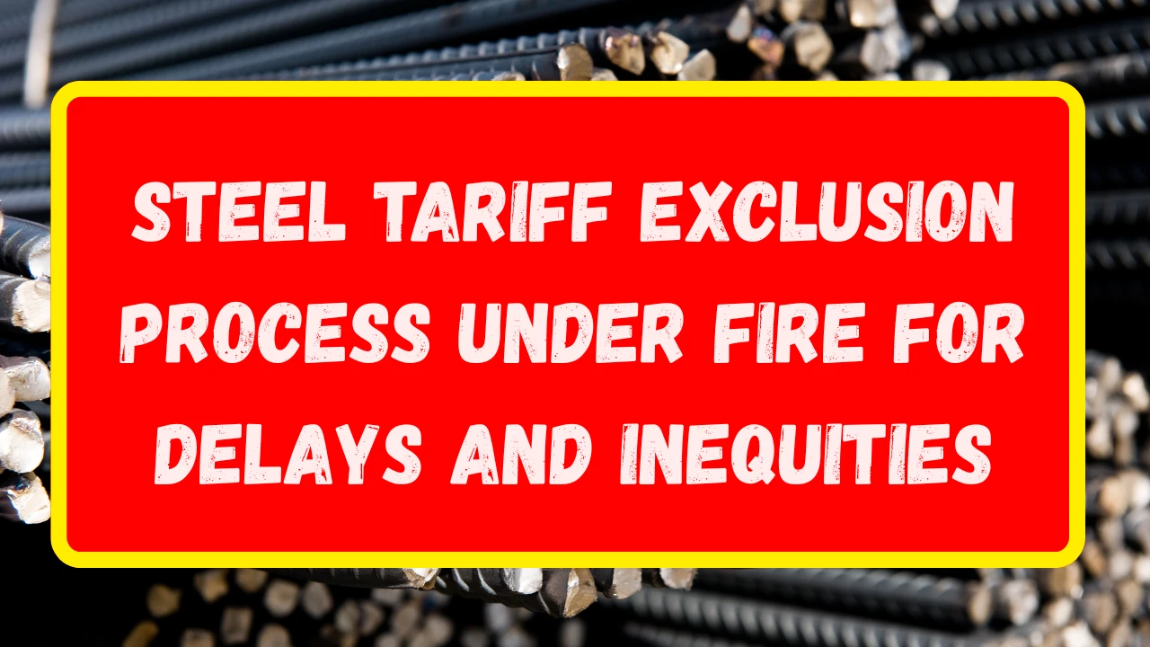 Steel Tariff Exclusion Process